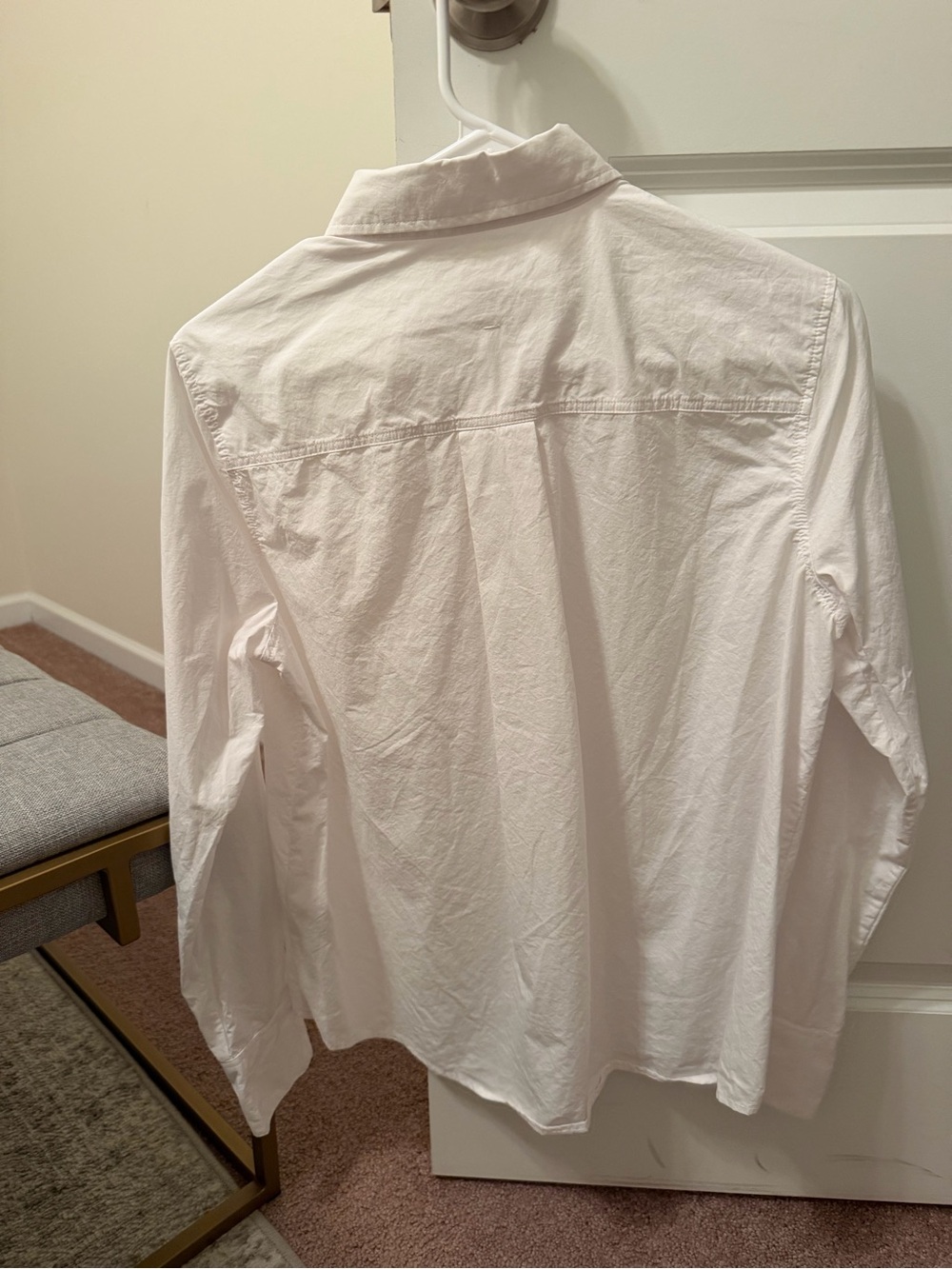 Banana Republic White womens Button-Down Dress Shirt - Picture 2 of 4